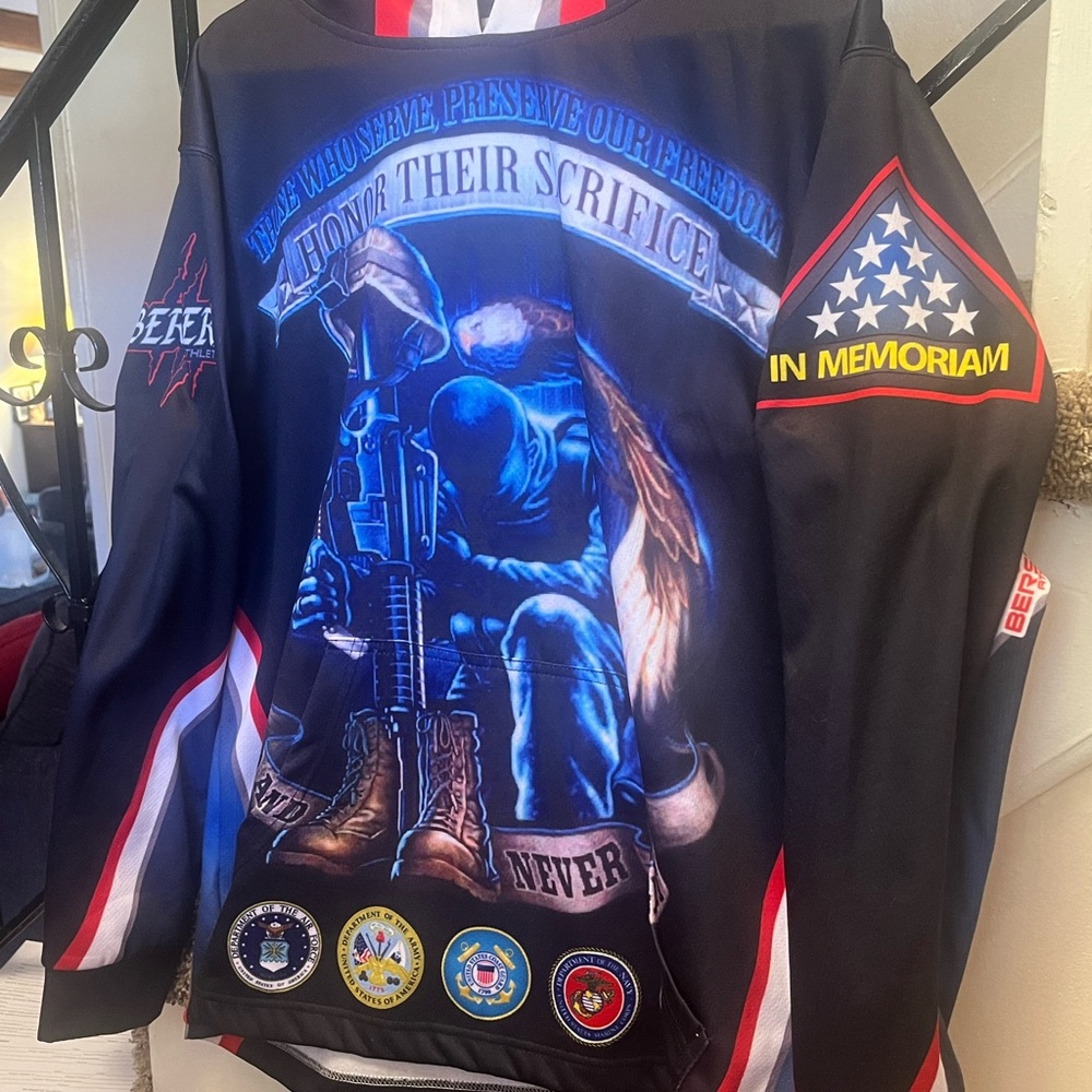Military themed hoodie